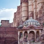 Stunning view of Mehrangarh Fort in Jodhpur, reflecting Rajasthan's rich heritage.